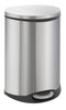 44 litre EKO Shell Step Recycling Bin in stainless steel, a contemporary solution for recycling.