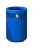 Blue Monarch Litter Bin with 144 litre waste capacity.