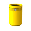 144 Litre Cylindrical Monarch Bin in Yellow.
