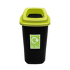 45 Litre Recycling Bin with a green open top lid labeled for mixed recycling.