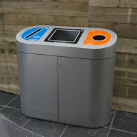 Torpedo Triple Recycling Unit with Graphics - 162 Litre