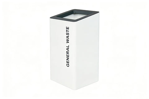 Modern Metal Office Recycling Bins - 60 Litre