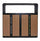 Double Wood Look External Recycling Bin