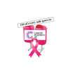 Wall Mounted Pink Waste Bin 50L