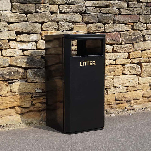 External Eco Street Litter Bin - 112 Litre