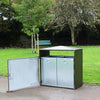 Double Never Rust Litter Bin - 224 Litre