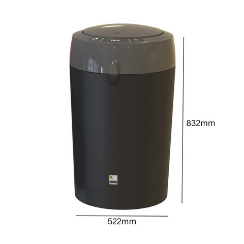 Metro Flip Top Recycling Bin - 135 Litre