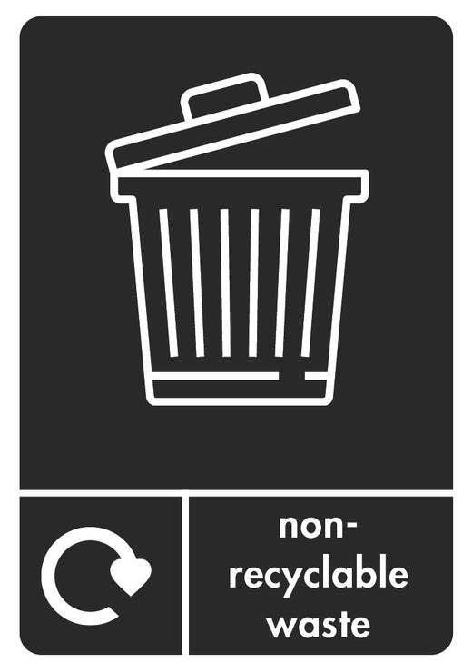 A5 Recycling Stickers - 17 Waste Streams Available
