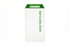Modern Metal Office Recycling Bins - 60 Litre