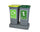 Mini Fitbin Recycling Station - 2 x 20 Litre Complete with Tray
