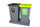 Double Recycling Station - 2 x 75L With Tray