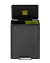 EcoCasa II Large 2 compartment Recycling Bin - 2 x 30 Litre