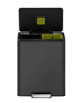 EcoCasa II Large 2 compartment Recycling Bin - 2 x 30 Litre