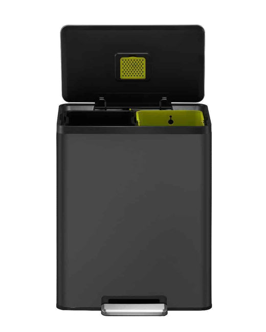 EcoCasa II Large 2 compartment Recycling Bin - 2 x 30 Litre