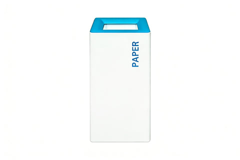 Modern Metal Office Recycling Bins - 60 Litre