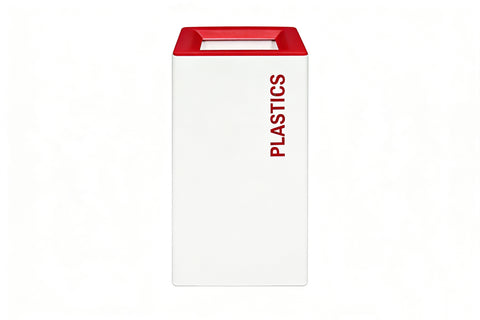Modern Metal Office Recycling Bins - 60 Litre