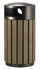 Timber Look Outdoor Litter Bin - 40L