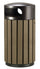 Timber Look Outdoor Litter Bin - 40L