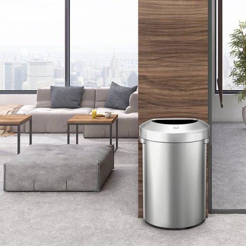 Eko Urban Commercial Semi Round Litter Bin - 60 Litre