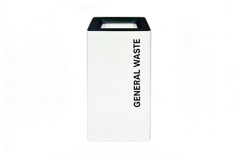 Modern Metal Office Recycling Bins - 60 Litre