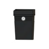 50 Litre mountable litter bin.  Black body with tidyman logo to the front and large opening for waste disposal