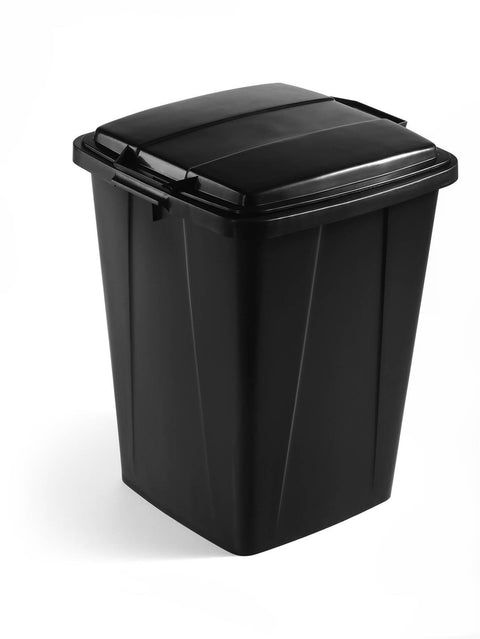 Large Square 90 Litre Internal Recycling Bin with Lid