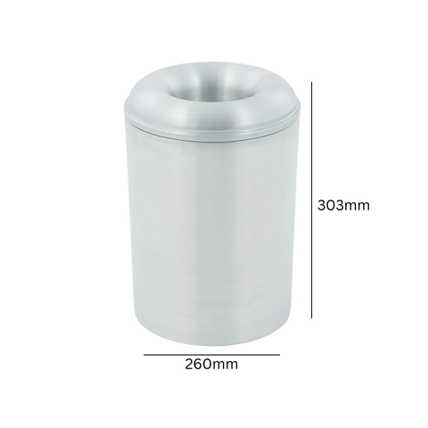 Aluminium Safety Litter Bin - 13 & 20 Litre Available