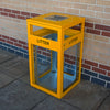 Barnsley Transparent Security Outdoor Litterbin - 112 Litre
