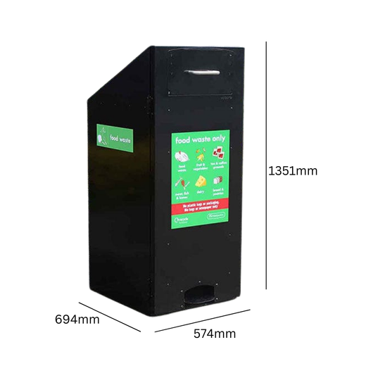 Pedal Operated Wheelie Bin Cover - 3 Sizes Available
