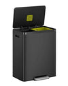 EcoCasa II Large 2 compartment Recycling Bin - 2 x 30 Litre