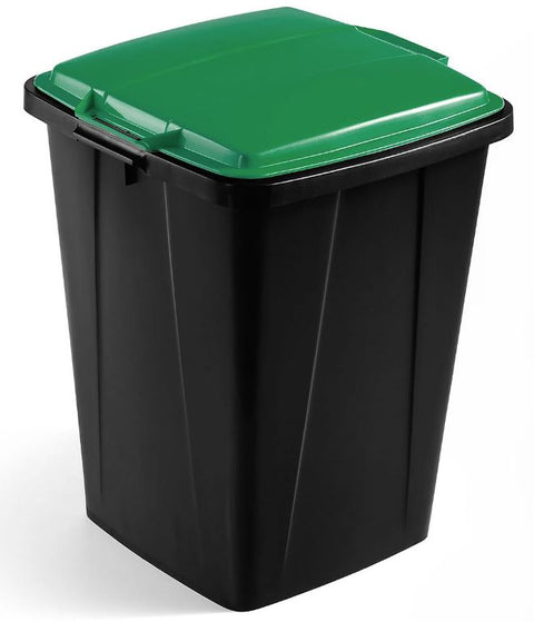 Large Square 90 Litre Internal Recycling Bin with Lid
