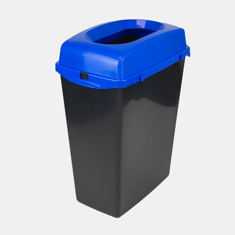 40 Litre Slimline Open Top Recycling Bin - Available in 4 colours