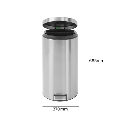 Brabantia Twin Pedal Bin - 40 Litre