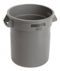 37 Litre round dustbin with side carrying handles and BRUTE wording to the front