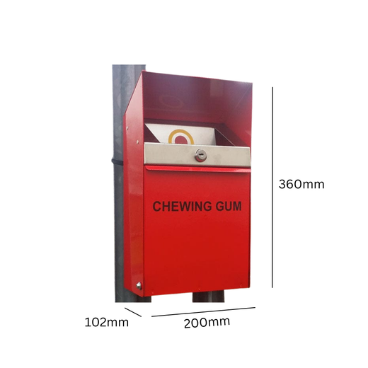 Bulls Eye Gum Disposal Bin - 2.8 litre