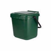 Small Green Kitchen Caddy - 7 Litre