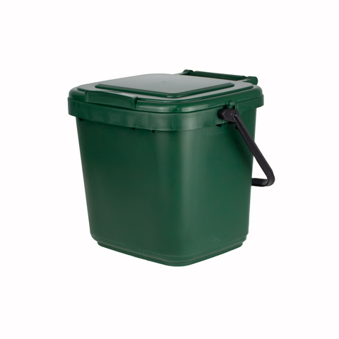 Small Green Kitchen Caddy - 7 Litre