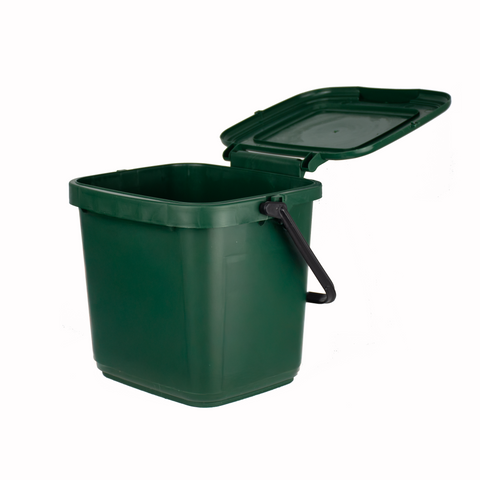 Small Green Kitchen Caddy - 7 Litre