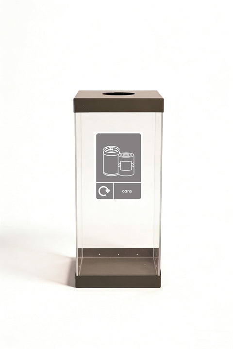 Clear Bodied Recycling Bin - 60 & 80 Litres Available