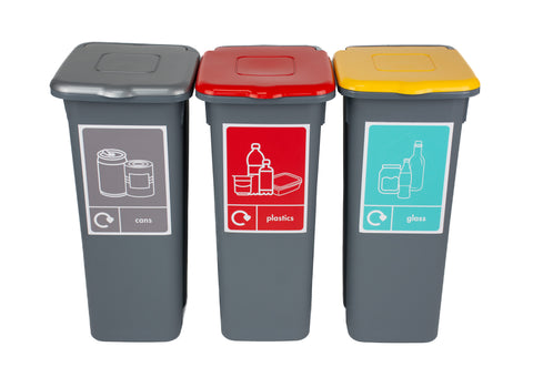 Freestanding Recycling Bins with Lift up Lid - Available in 3 Sizes
