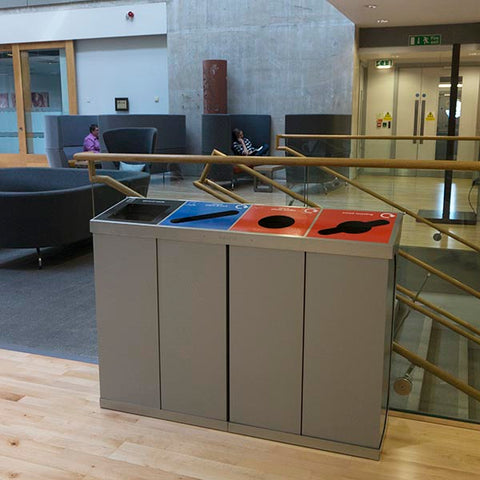 C-Bin Quadruple Recycling Station - 240 Litre & 320 Litre Available