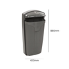 Cibeles Mountable Rubbish Bin - 50 Litre