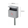 Cigarette Bin with Rain Cover