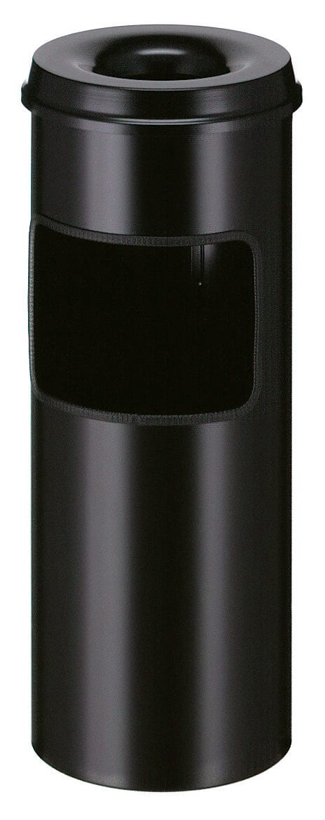 Litter Bin with Cigarette Disposal Available in 5 Colours - 30 Litre