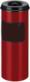 Litter Bin with Cigarette Disposal Available in 5 Colours - 30 Litre
