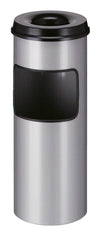 Litter Bin with Cigarette Disposal Available in 5 Colours - 30 Litre