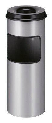 Litter Bin with Cigarette Disposal Available in 5 Colours - 30 Litre