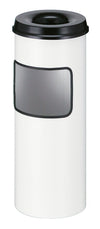 Litter Bin with Cigarette Disposal Available in 5 Colours - 30 Litre