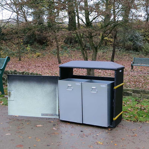 Glass Fibre External Litter bin - 154 Litre