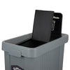 Slim Profile Recycling Bin with Integrated Signage - 70 Litre